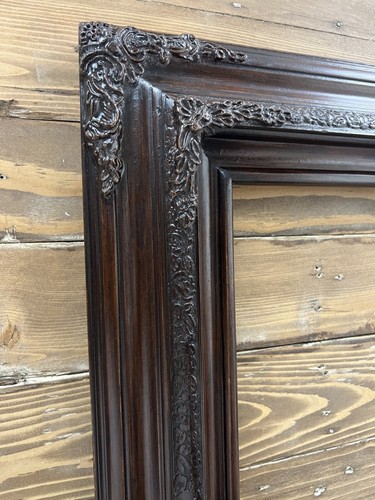 11 x 14 In stock ready to ship, Traditional compo ornate wood frame, dark walnut - Picture 6 of 10