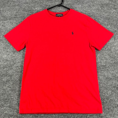 Polo Ralph Lauren Shirt Youth Boys XL Extra Large Red Short Sleeve Casual School - Picture 2 of 10