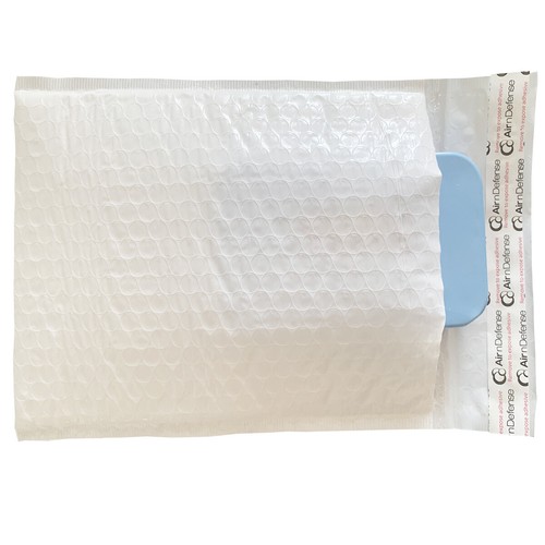 Lot D'Enveloppes Bulles AirnDefense 500 #5 - 10,5x16 Pouces, Autoadhésives, Blanches