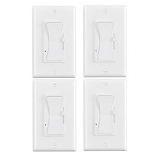 4 SINGLE 3-WAY 0-10V LED DIMMER SWITCHS LOW VOLTAGE FOR DIMMABLE LED CFL HALOGEN