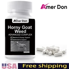 Horny Goat Weed for Men&Women-with Maca,Saw Palmetto,Ginseng,L-Arginine