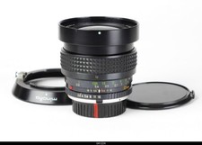 Minolta MC W Rokkor 2,8/21mm 1643416 Ultra Wide Angle w/ Shade Hood Minolta MD