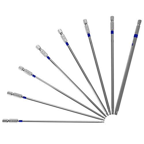 Set di 8 punte Torx da 150 mm T8 T10 T20 T25 per cacciaviti a batteria (h5c)