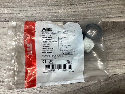 ABB MP1-11Y Yellow Button 1SFA611100R1103 #113G59*CO