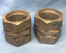 UNBRANDED 1-1/4" ZINC COMPRESSION COUPLING LOT OF 2 