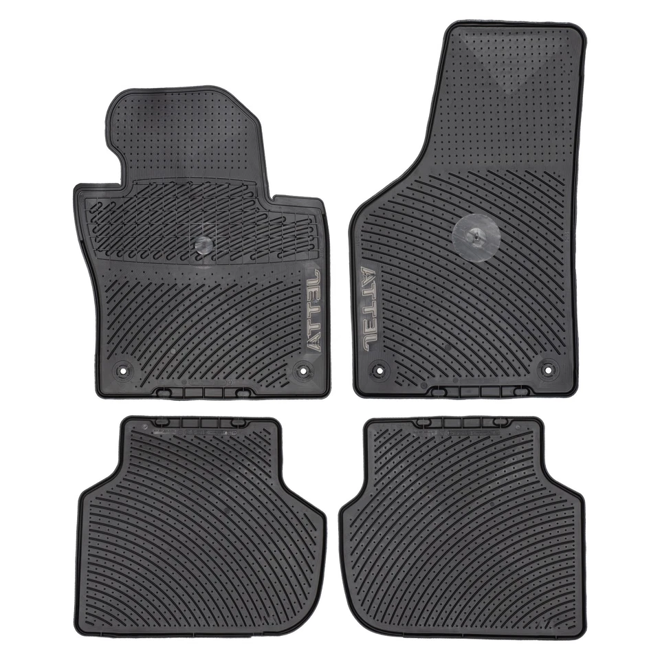 Juego de alfombrillas de goma Monster para VW Volkswagen Jetta 2011-2018 sedán OE GENUINO NUEVO Foto 3 de 4