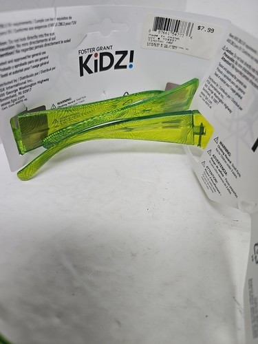 Foster Grant KIDZ Green Frame Sunglasses, Blue Mirror Lens X2 - Picture 3 of 3