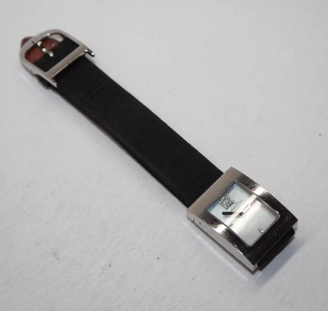 Montre pour femme à cadran dimond en acier inoxydable HTF Christian Dior Malice D108 109[054GRA
