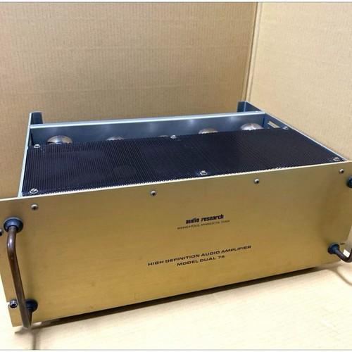 AUDIO RESEARCH DUAL 75 Tube Stereo Amplifier Electricity is confirmed Used