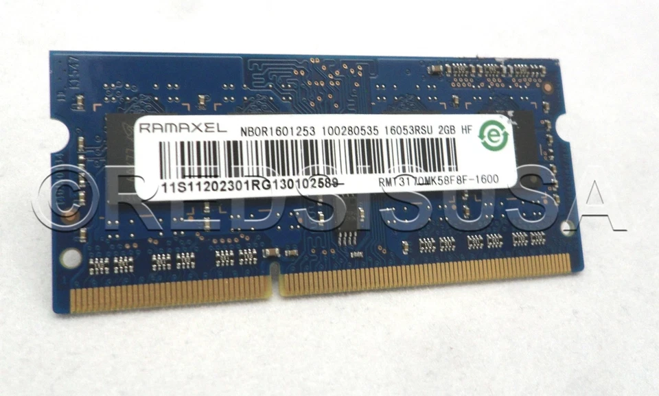 Genuine Lenovo G40-80 G40-30 Memory 2GB DDR3 PC3-12800 Grade A 11202301 - Image 3 of 4