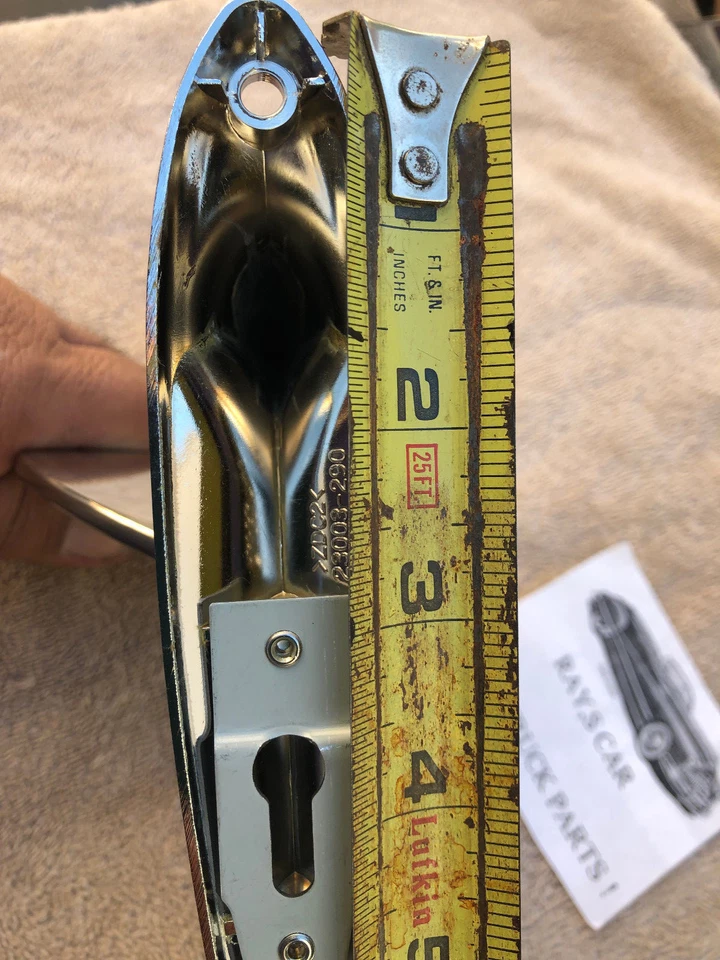 NEW SET VINTAGE STYLE REPLACEMENT FENDER / DOOR MIRRORS 53 56 57 ! - Image 3 of 4