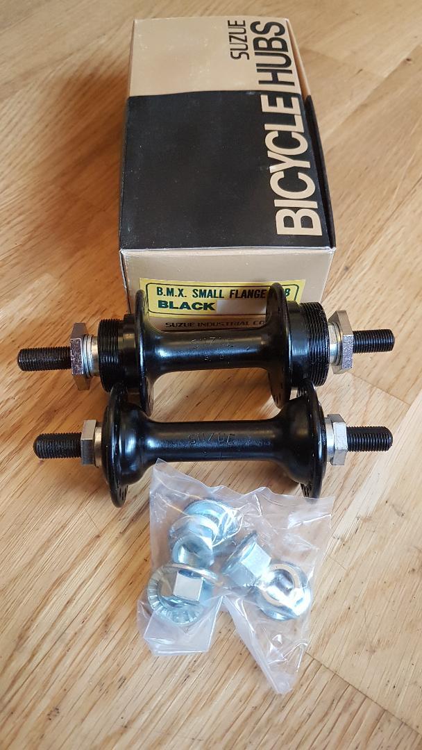 NOS BMX SUZUE 36 HOLE HUBS BLACK OLD SCHOOL 1980's NIB BOXED | eBay