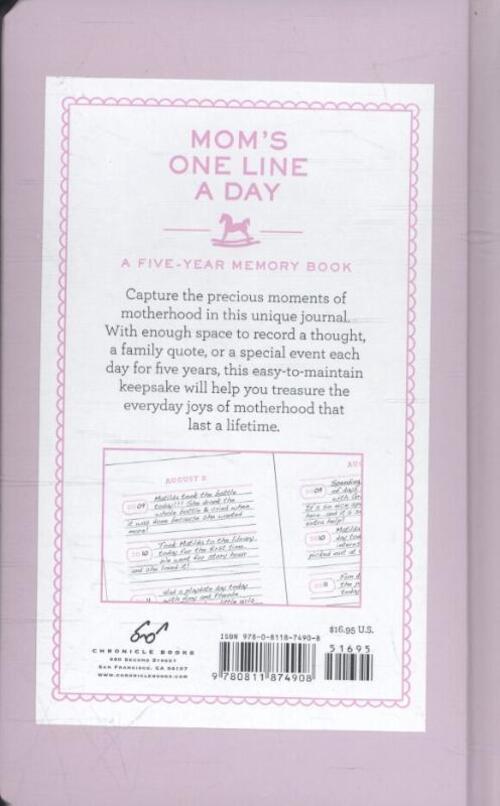 Thumbnail - Books Chronicle | Mom's One Line A Day | Buch | Englisch (2010) | O.