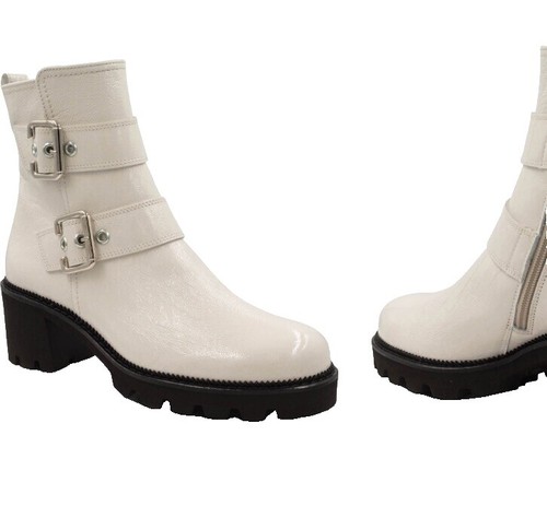 Paul Green Faye Sneaker Womens Size 8 Ivory Leather Brand New in