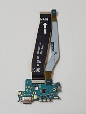 Samsung Galaxy S22 S901U Charging Port Sub Board USB-C SIM Mic Flex Cable Set