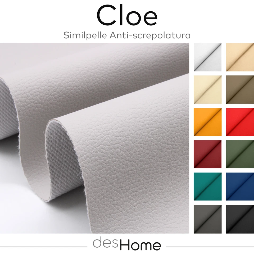 CLOE - Ecopelle al metro similpelle anti screpolatura idrorepellente Deshome