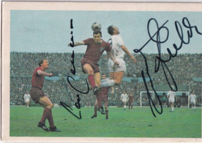 Bergmann-Verlag Fußball 1967/68 Franz Beckenbauer Uwe Seeler Autograph