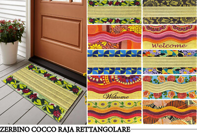 Zerbino Brasil Con Motivo A Ghirigori - Rot, 90x150 Cm - Poliammide, Alto Assorbimento, Retro Antiscivolo In PVC - Lavabile In Lavatrice