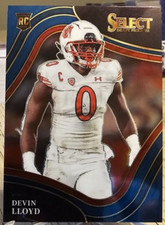 2022 Panini Prizm Draft Picks Blue Devin Lloyd RC #199 Jaguars