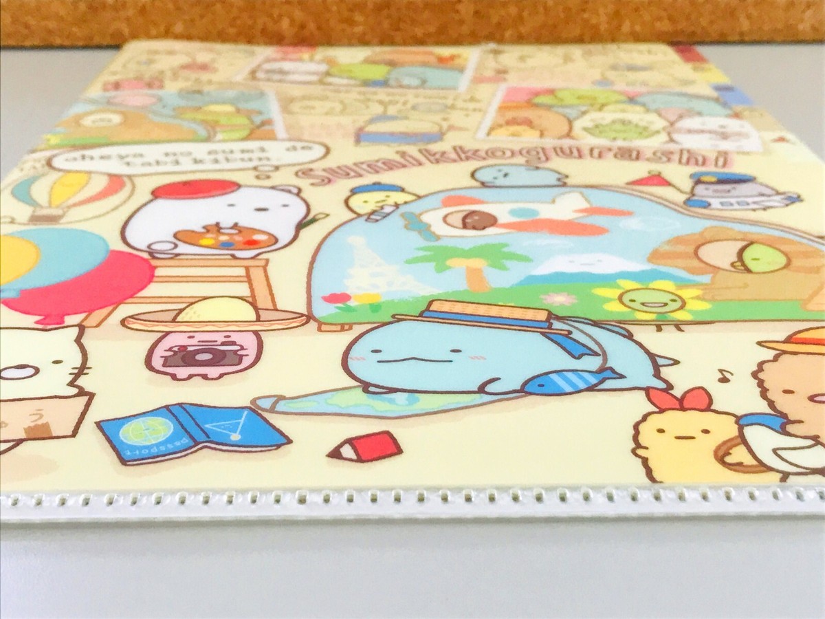 Tamako-sanページ San-X Sumikko Gurashi Die Cut Clear File Folder 5 Pockets