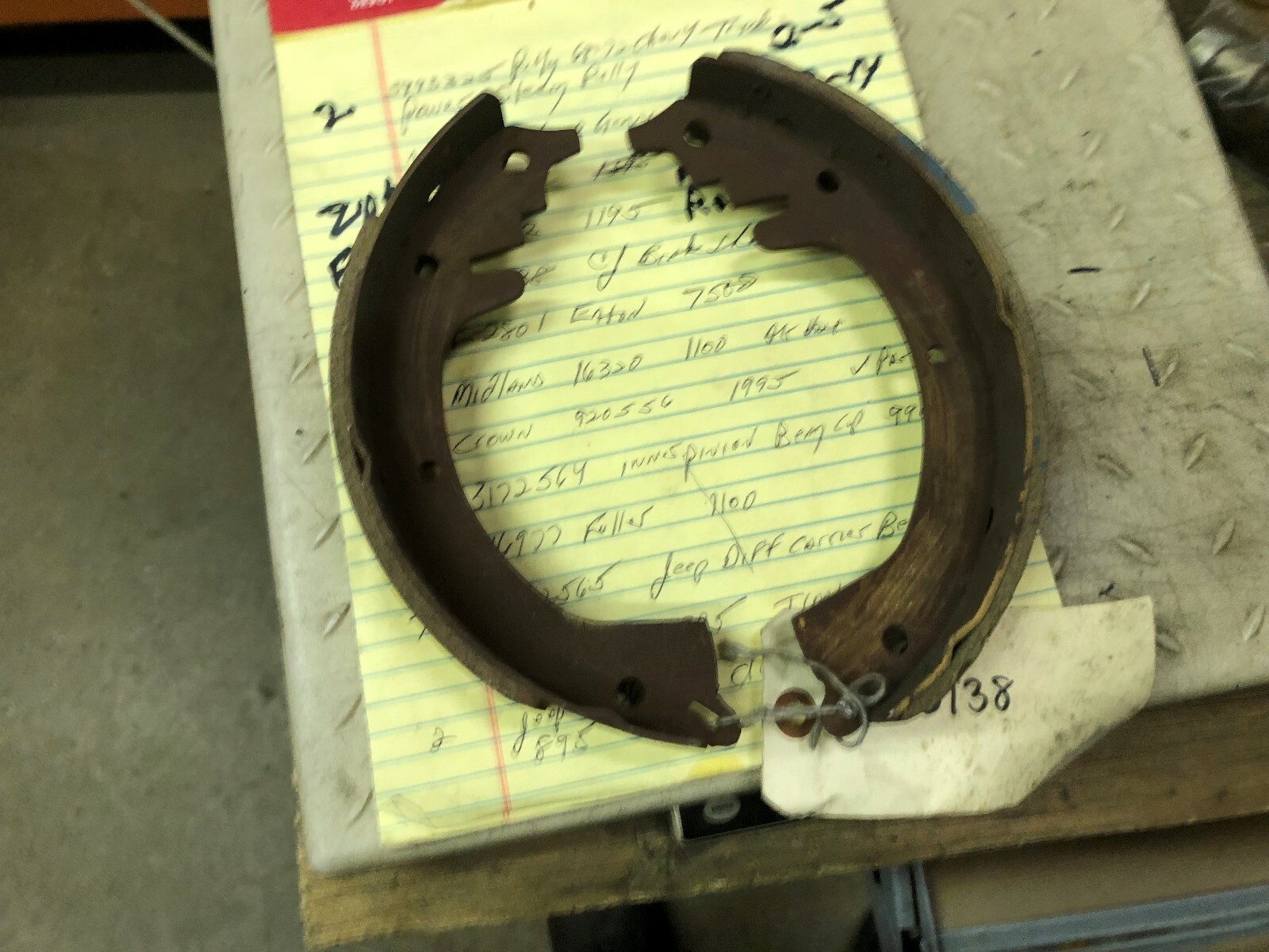 vintage jeep cj brake shoes 303138 | eBay