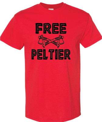 Free Leonard Peltier Tee Shirt | BENEFITS CHARITY: Native American Rights Fund