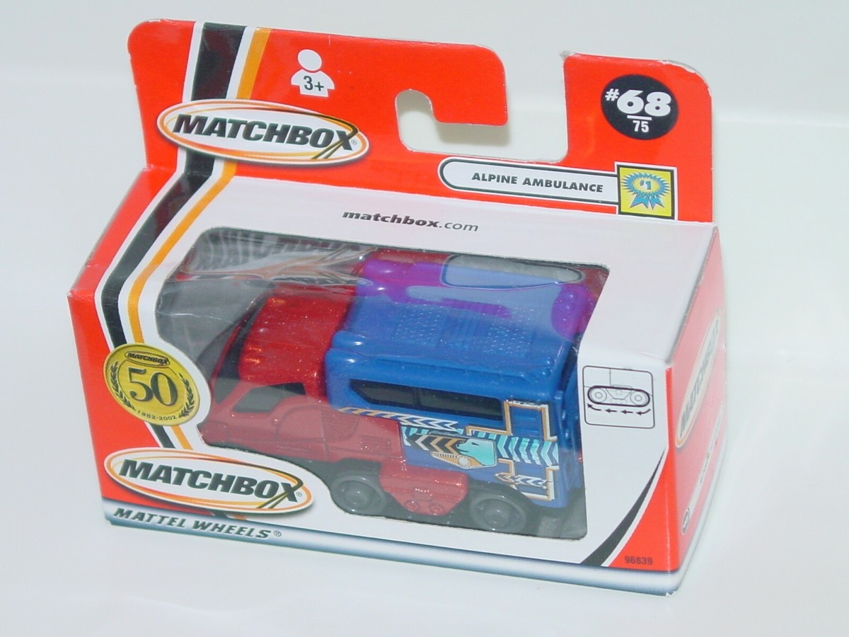 バービー MATCHBOX WINDOW BOX 2002 #68 ALPINE AMBULANCE | eBay