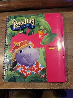 Scott Foresman Reading Getting to Know Us Kindergarten Unit 1