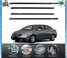 Car Window Weather Stripping Molding Trim Belt, for Honda Civic 2006~2011 Sedan