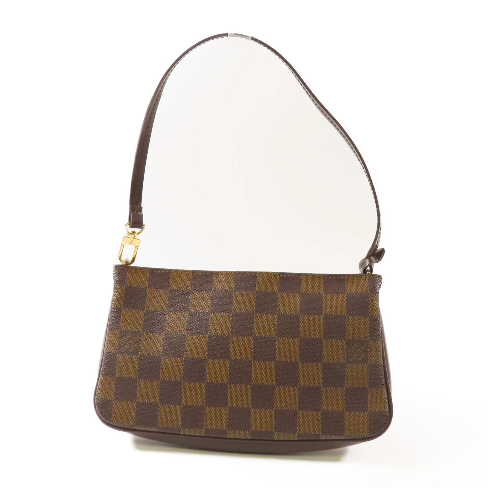 LOUIS VUITTON（LV） Pochette Louis Vuitton LV GHW accessori borsa a mano pochette N41206 marrone damier