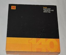 Kodak Carousel Transvue 140 Slide Tray in Original Box Complete with Slide Sheet