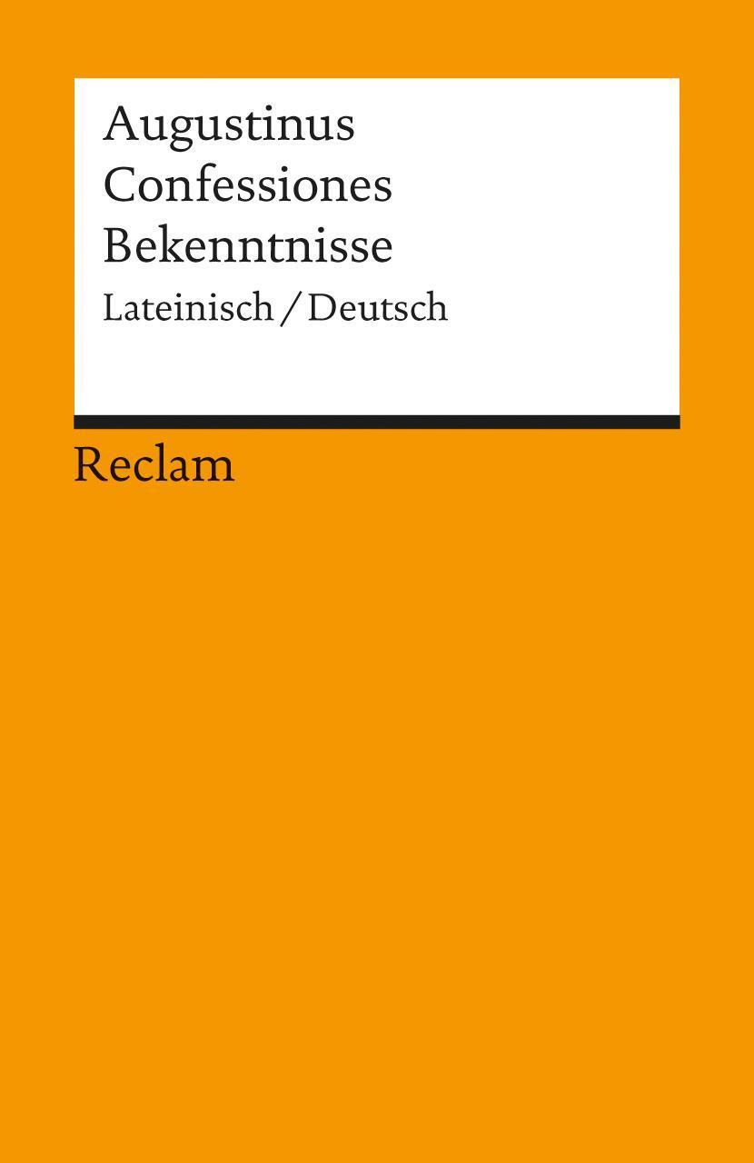 Thumbnail - Confessiones / Bekenntnisse Aurelius Augustinus