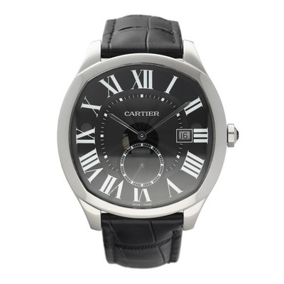 Cartier Drive De Cartier WSNM0009 Black Dial Mens Watch Box Papers