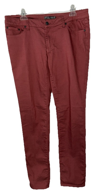Women’s Prana Kara Jeans Denim Lacquered Rose Pink, Size 14
