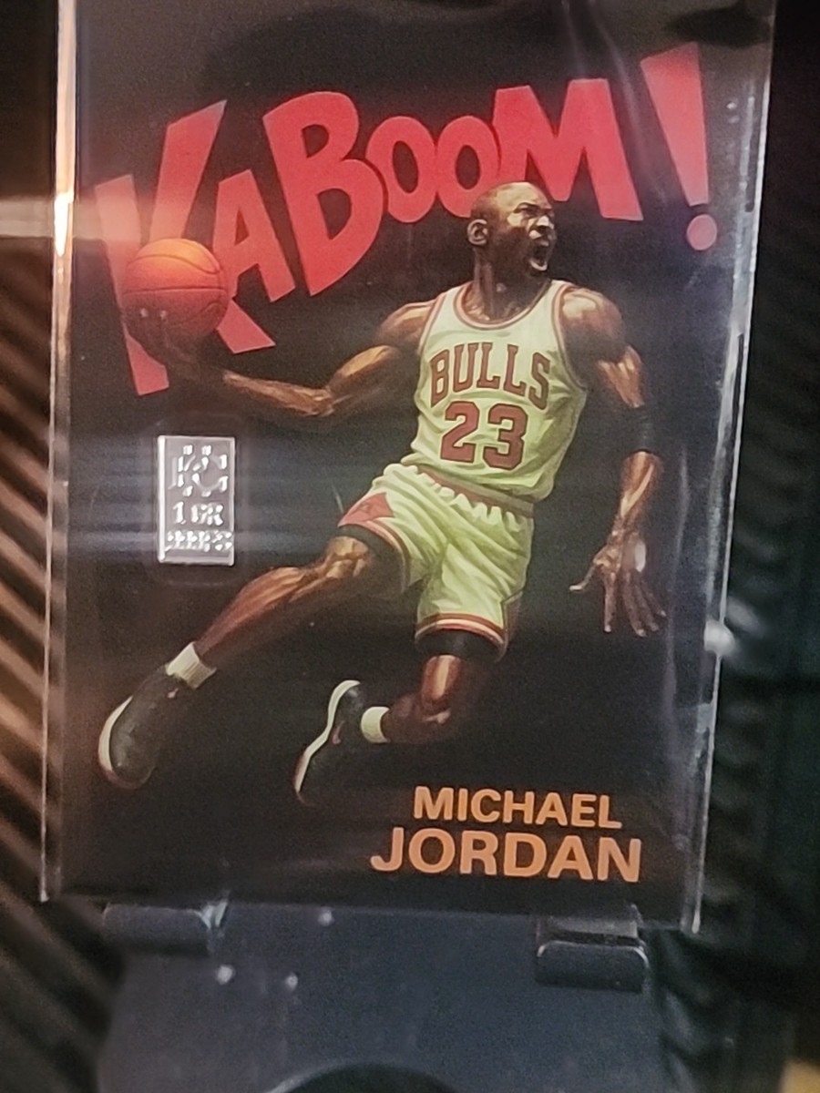 Michael Jordan 1 Grain Of Silver Kaboom Card | eBay
