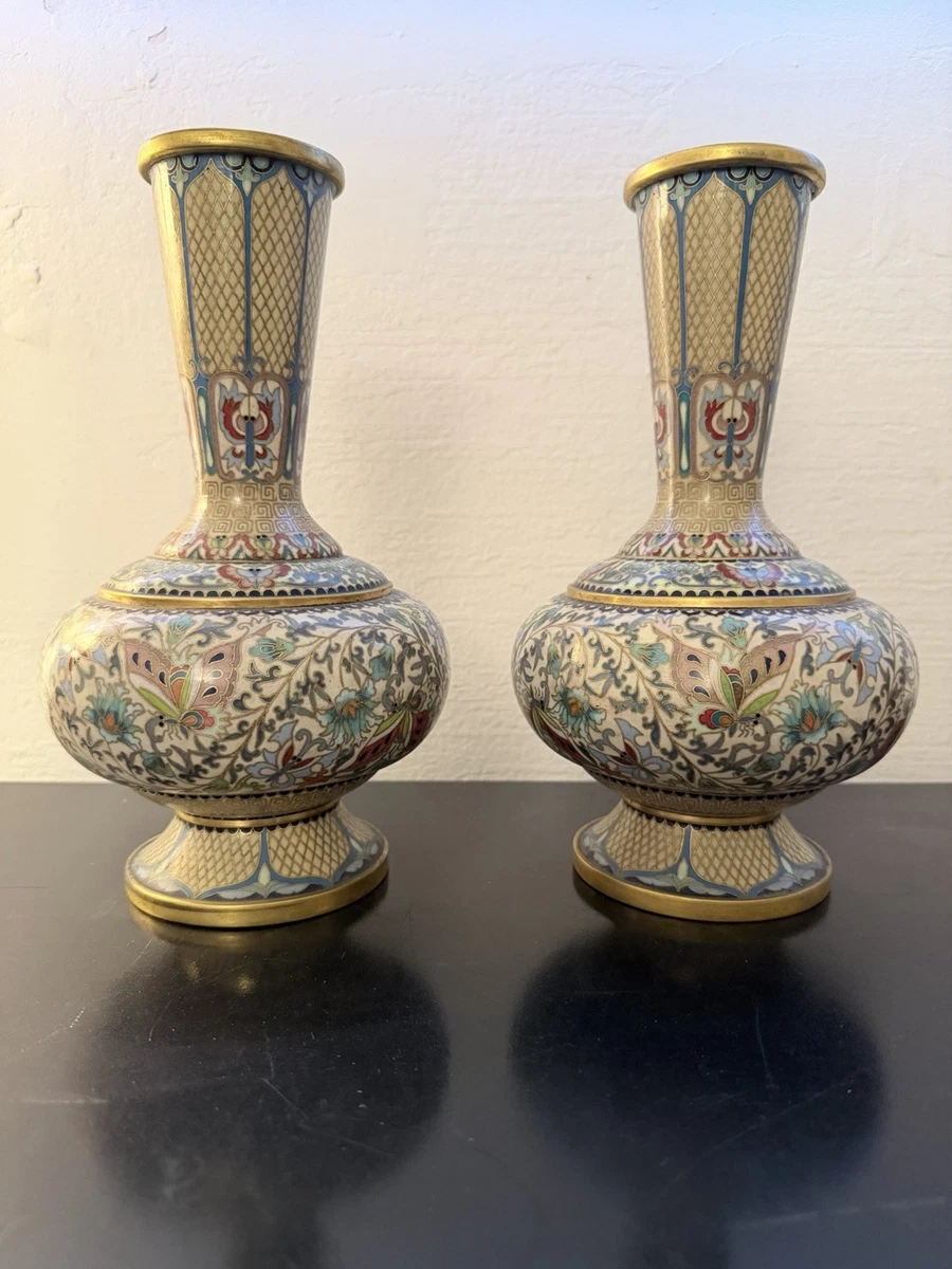 景泰蓝花瓶| eBay