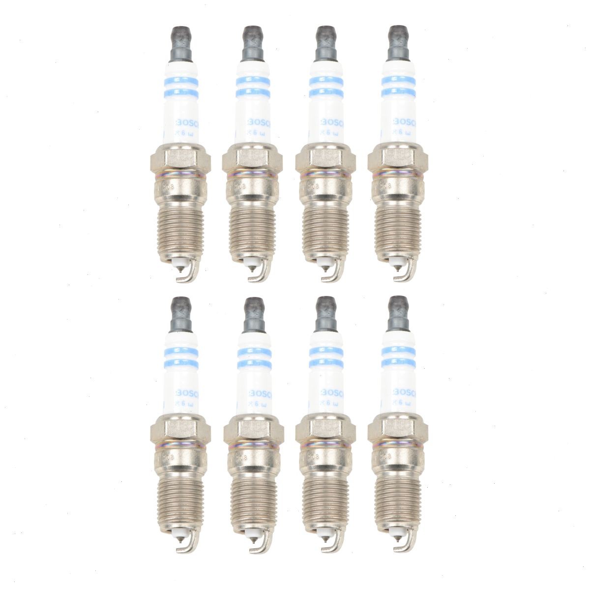 8 pc Bosch Double Platinum Spark Plugs for 1996-1999 GMC K1500 5.0L 5.7L V8 rc