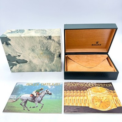 Rolex Box 68.00.01 Datejust 16234 Booklet Outer box Color Green Genuine