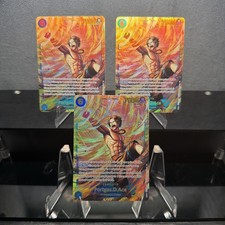 OP13-119 Portgas D. Ace SEC - English One Piece TCG 3x Cards Playset