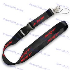 Au-Tomotive For Dodge SRT Car Neck Strap Lanyard Keyring Key Chain Cellphone RED