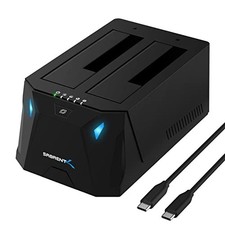 Dual-Bay USB-C Hard Drive Docking Station  Cloner EC-CH2B