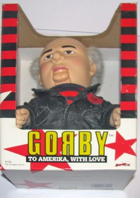 GORBY TO AMERICA WITH LOVE 人形 フィギュア Mikhail Gorbachev - GORBY Doll ~ To America With Love. Vintage