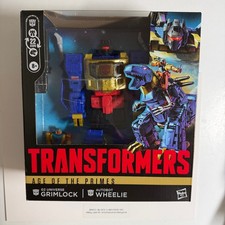Hasbro Transformers Age of the Primes Leader G2 Universe Grimlock & Wheelie New