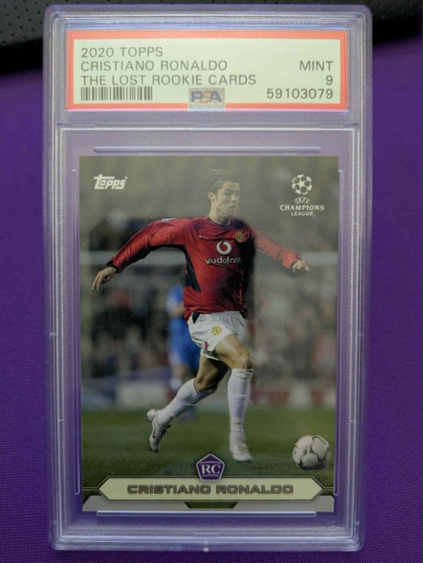 2020 Topps the Lost Rookie Cards Cristiano Ronaldo (PSA 9 MINT) GOAT RC SSP!🇵🇹