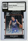 DEVIN BOOKER 2016-17 PANINI DONRUSS OPTIC #48 SIGNATURE SERIES AUTO MBA AUTH