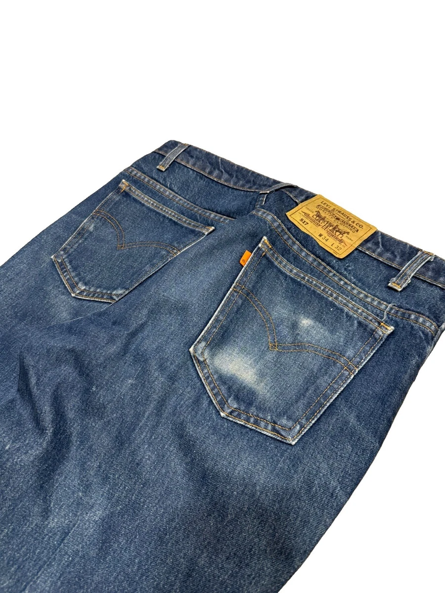 Levi’s 517 “BIG E” バレンシア w34 l32 USA Levi's 517 Jeans for Men in 32 Inseam for sale - eBay