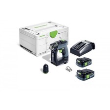 Festool 576866 CXS12 2,5 12v Cordless Drill 2 x 2.5ah Batteries, Charger