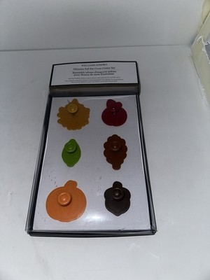 Set 6: Williams Sonoma Harvest / Fall Cookie/Pie Crust Cutters, Apple, Pear -New
