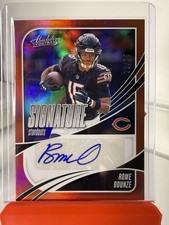 Panini Absolute 2025 Signature Standouts Rome Odunze Bears Auto /75 #SS-ROE
