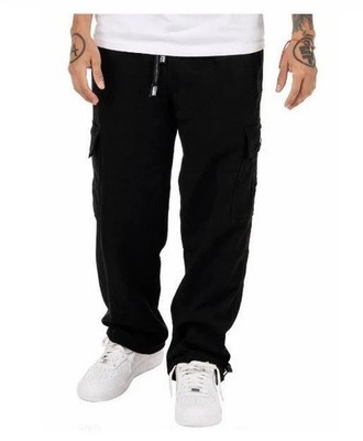 Pro Club Men's Heavyweight Fleece Cargo Sweatpants Baggy Fit - FREE SHIPPING